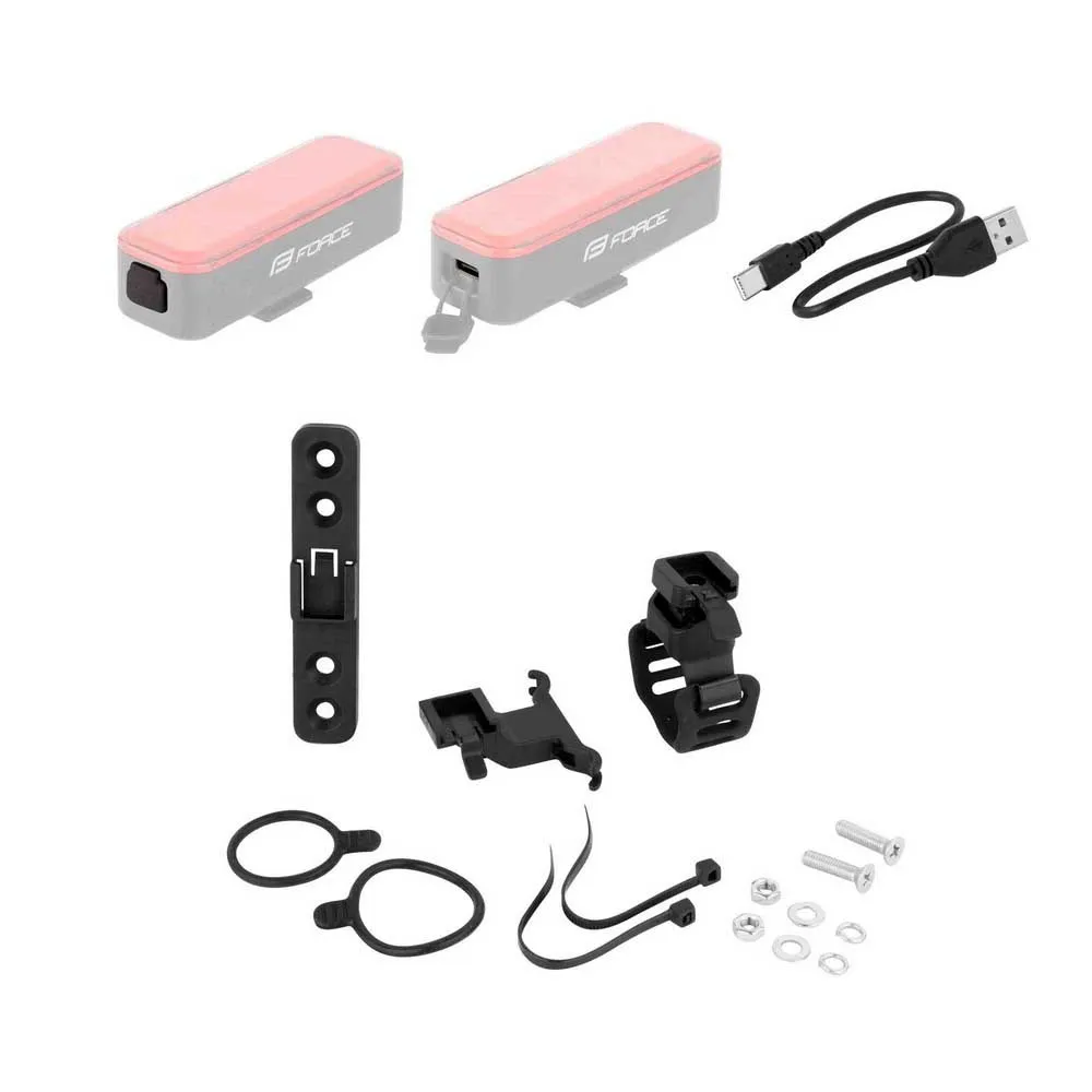 Force Usb Alarm 36 Led Baklys, Red, 300 Lysstyrker Force Usb Alarm 36 Led Baklys, Red, 300 Lysstyrker