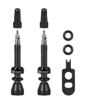 Force ventil sett til tubeless Sort Force ventil sett til tubeless Sort