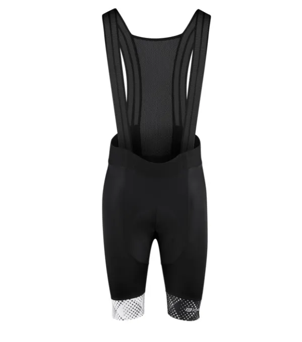 Force Vision Bibshorts med Seler Svart / Hvit