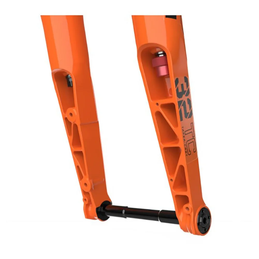 FOX 32 Ax Kashima Factory Series Fit4 3pos-adj 15x100 Mm 45 Offset Gravel Gaffel, Orange, 28" - 700C, 40mm FOX 32 Ax Kashima Factory Series Fit4 3pos-adj 15x100 Mm 45 Offset Gravel Gaffel, Orange, 28" - 700C, 40mm