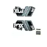 FOX 34 Sc P-s 2022 Klistremerkesett, Grey, One Size