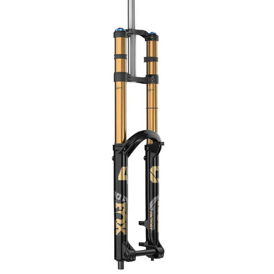 FOX 40 Float Grip X2 Factory Series 27.5´´ 1-1/8´´ Steerer 20x110 Boost 48mm Offset 2025 Mtb-gaffel, Black / gold, 27.5", 203mm