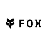 FOX 7"Klistermærke med firmaets logo i sort/hvid