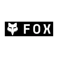 FOX Bedriftslogo 3"Klistremerke i svart/hvitt
