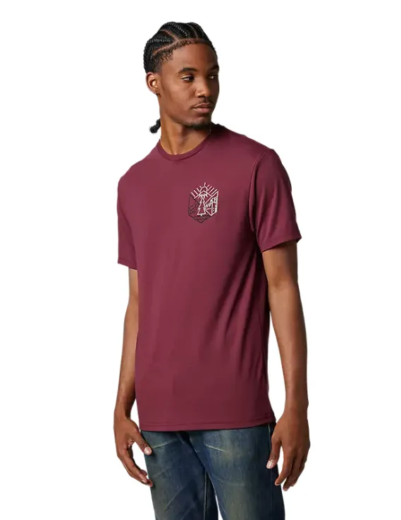 FOX Caveaut Drirelease Tee T-skjorte rød, M