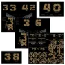 Black / gold