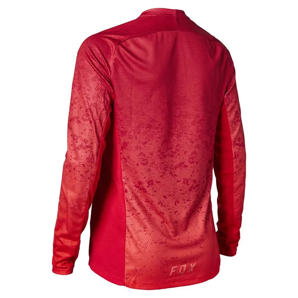 FOX Defend Lunar Langarmet Enduro-sykkeltrøye, Berry punch, XS