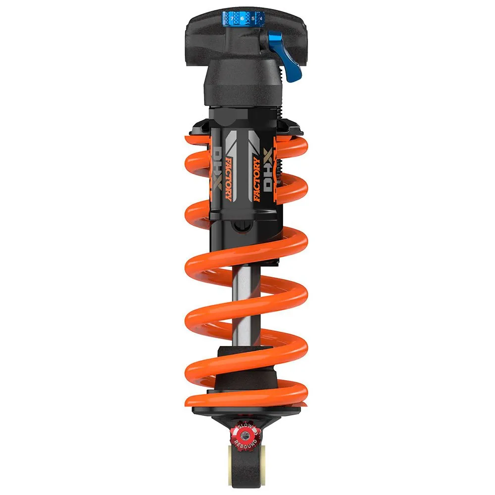 FOX Dhx Factory Series Cr 2pos-adj Trunnion Støtdemper, Black, 55mm, 185mm FOX Dhx Factory Series Cr 2pos-adj Trunnion Støtdemper, Black, 55mm, 185mm