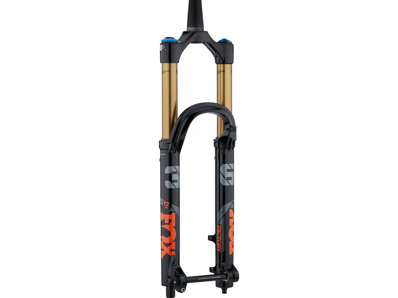 FOX Factory 36 Float 27,5" GRIP2 Factory Boost E-Optimized Federgabel Modell 2023, Gloss black, 140mm
