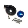 FOX Factory Fox Remote All Grip TopCap Interface PTU 2020, Black / blue, One Size