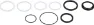 FOX Factory Fox Seal Kit, Black / white, One Size