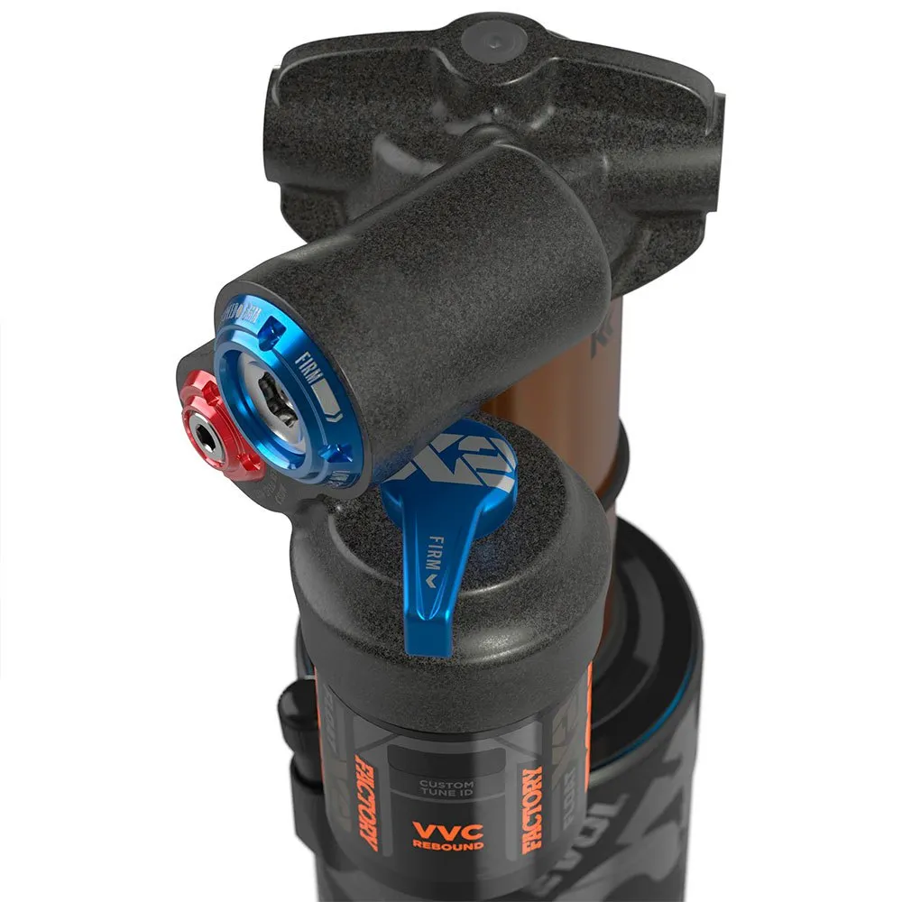 FOX Float X2 Kashima Factory Series 2pos-adj Trunnion Støtdemper, Black, 55mm, 185mm FOX Float X2 Kashima Factory Series 2pos-adj Trunnion Støtdemper, Black, 55mm, 185mm
