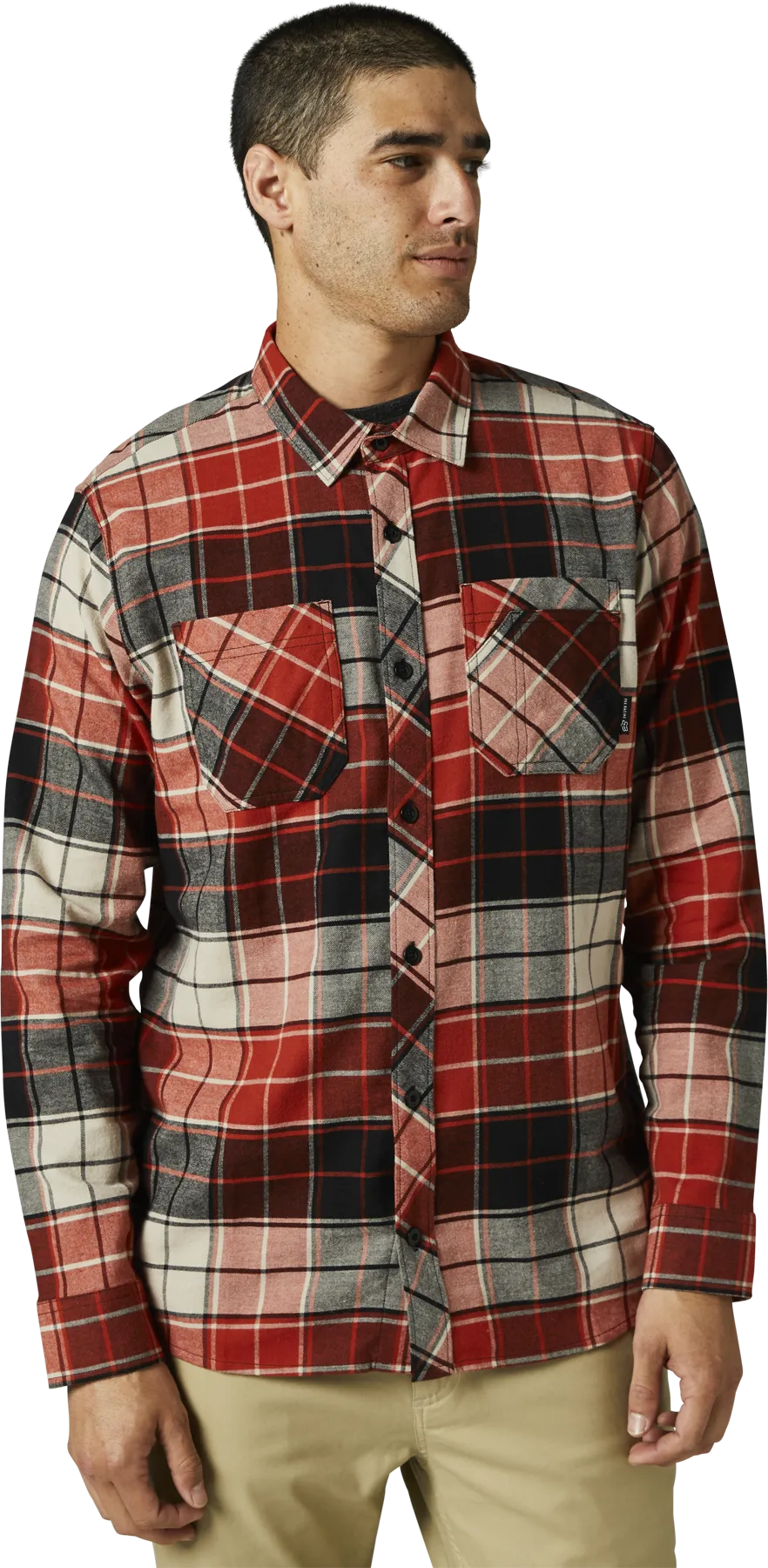 FOX Grainz Utility Flannel, Red clay