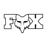 FOX Head Klistremerke 3" FOX Head Klistremerke 3"
