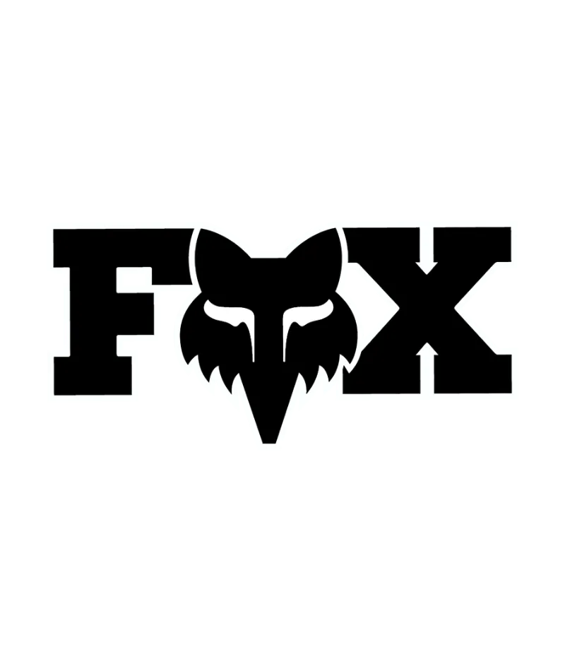 FOX Head Klistremerke 3"