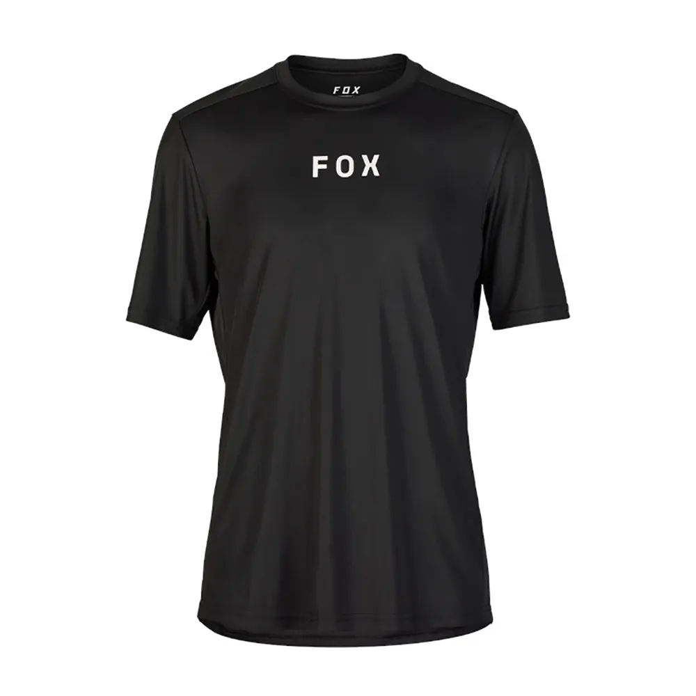FOX Ranger Moth Kortskjortet Enduro-sykkeltrøye, Black