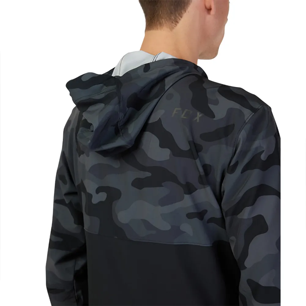FOX Ranger Wind 31038 Hettegenser, Black camo, S FOX Ranger Wind 31038 Hettegenser, Black camo, S