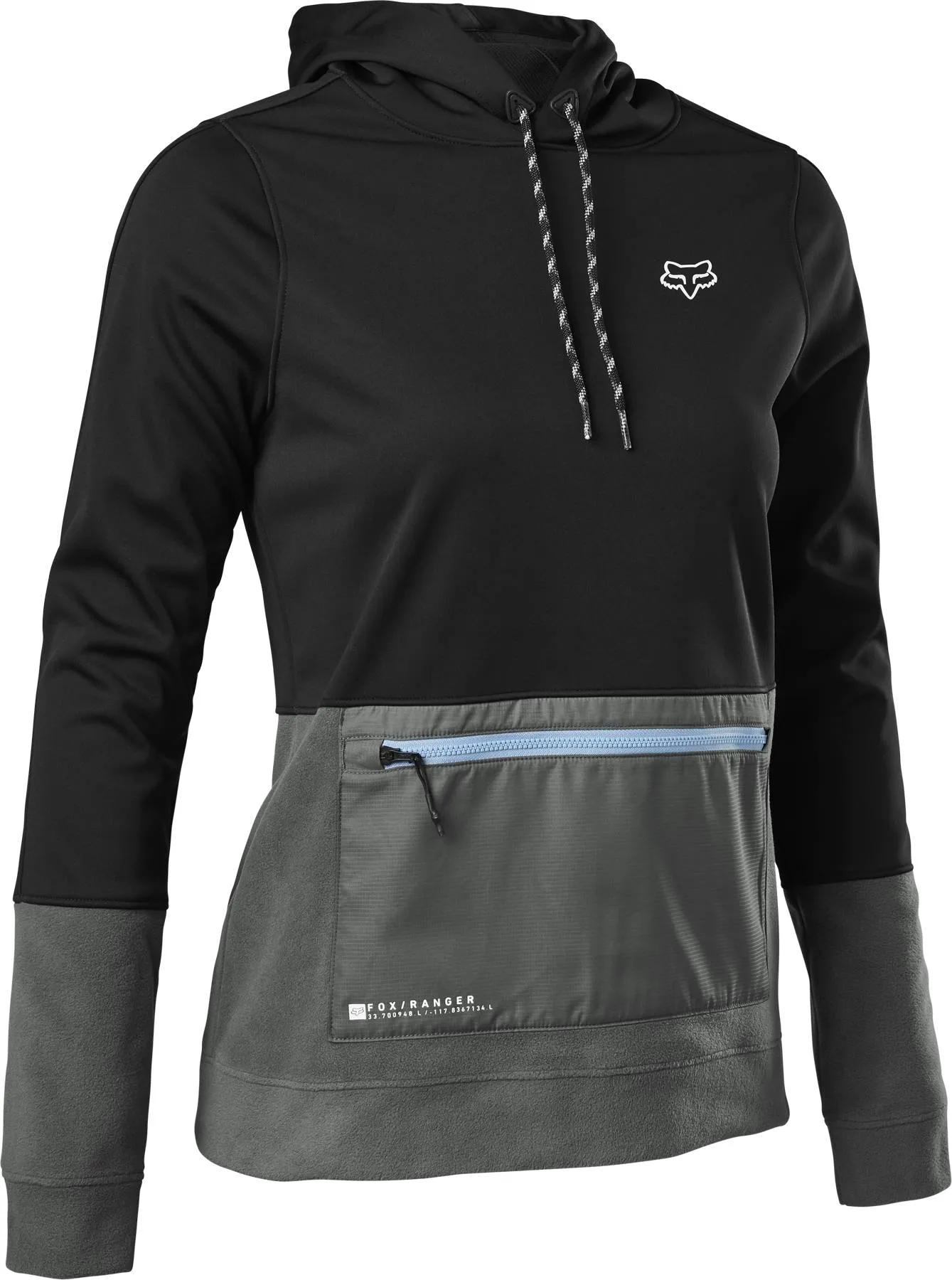 FOX Ranger Windbloc Hoodie W, Black FOX Ranger Windbloc Hoodie W, Black