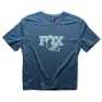 FOX Textured Ermeløs T-skjorte, Blue, S