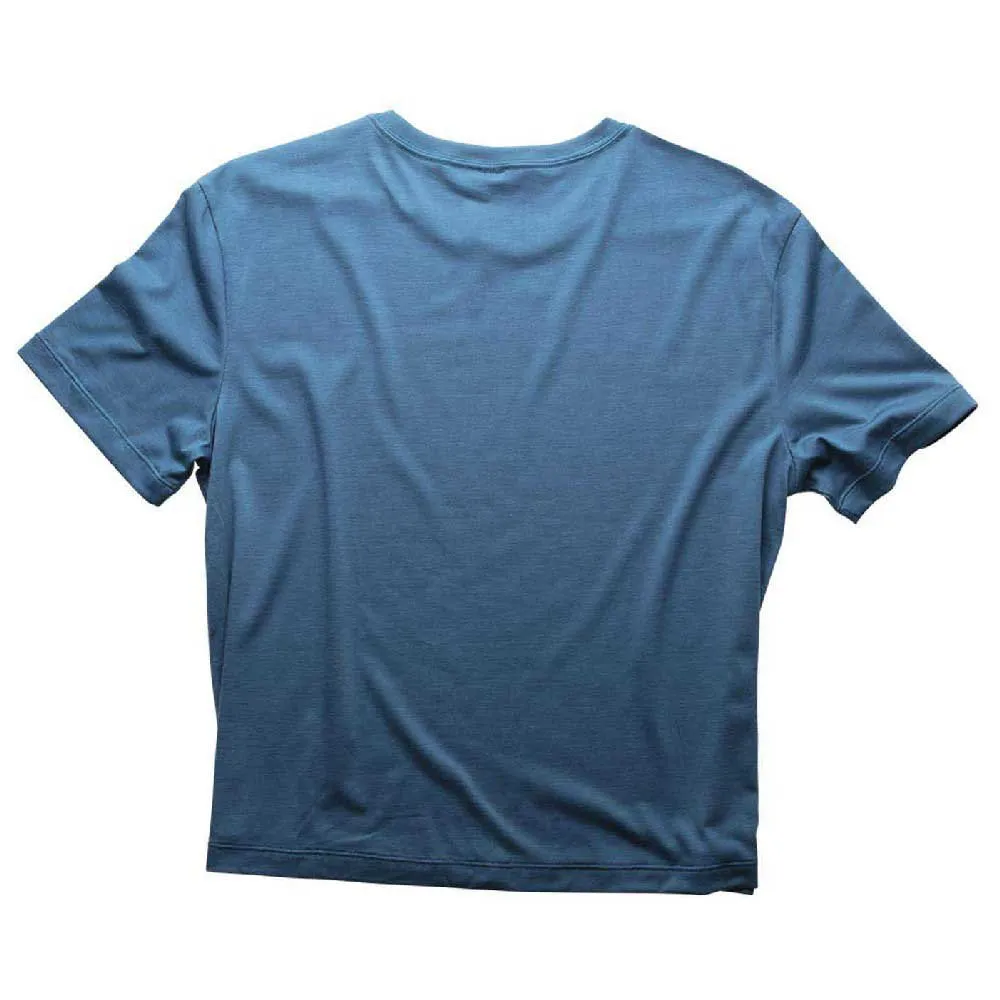 FOX Textured Ermeløs T-skjorte, Blue, S