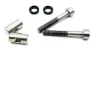FOX Transfer Titanium 2021 Skrue Til Bakdemper, Silver, One Size