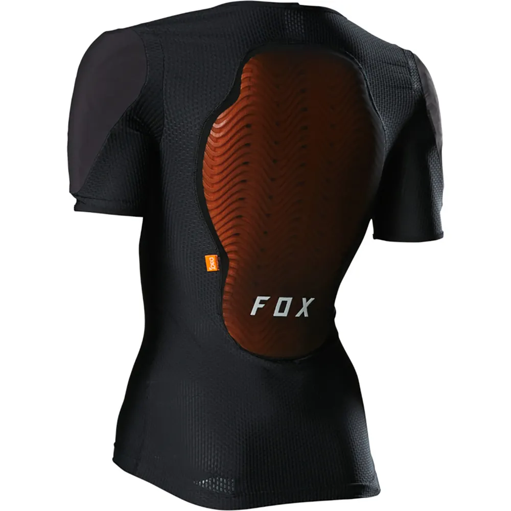 FOX W Baseframe Pro Kort Ermet Beskyttelsesjersey, Black FOX W Baseframe Pro Kort Ermet Beskyttelsesjersey, Black