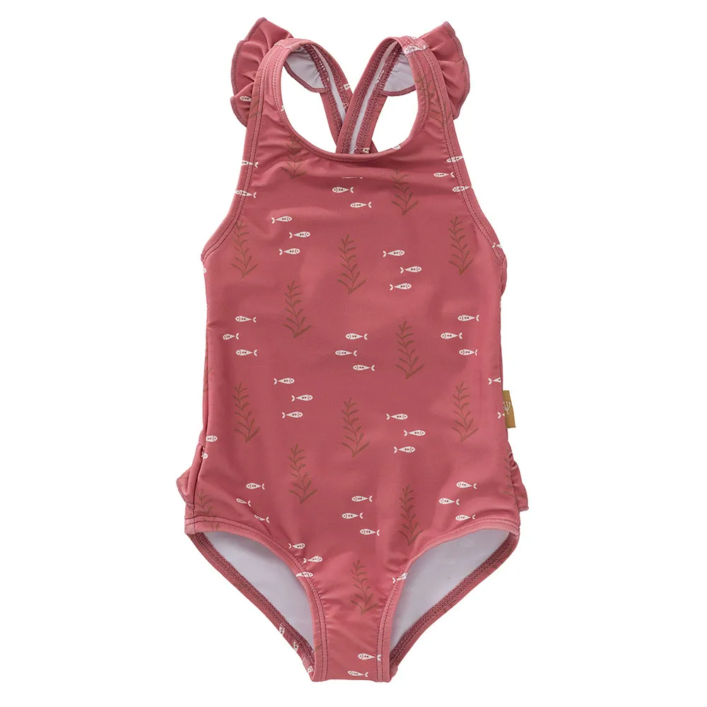 Fresk Badeshorts For Havet, Red, 5-6Y