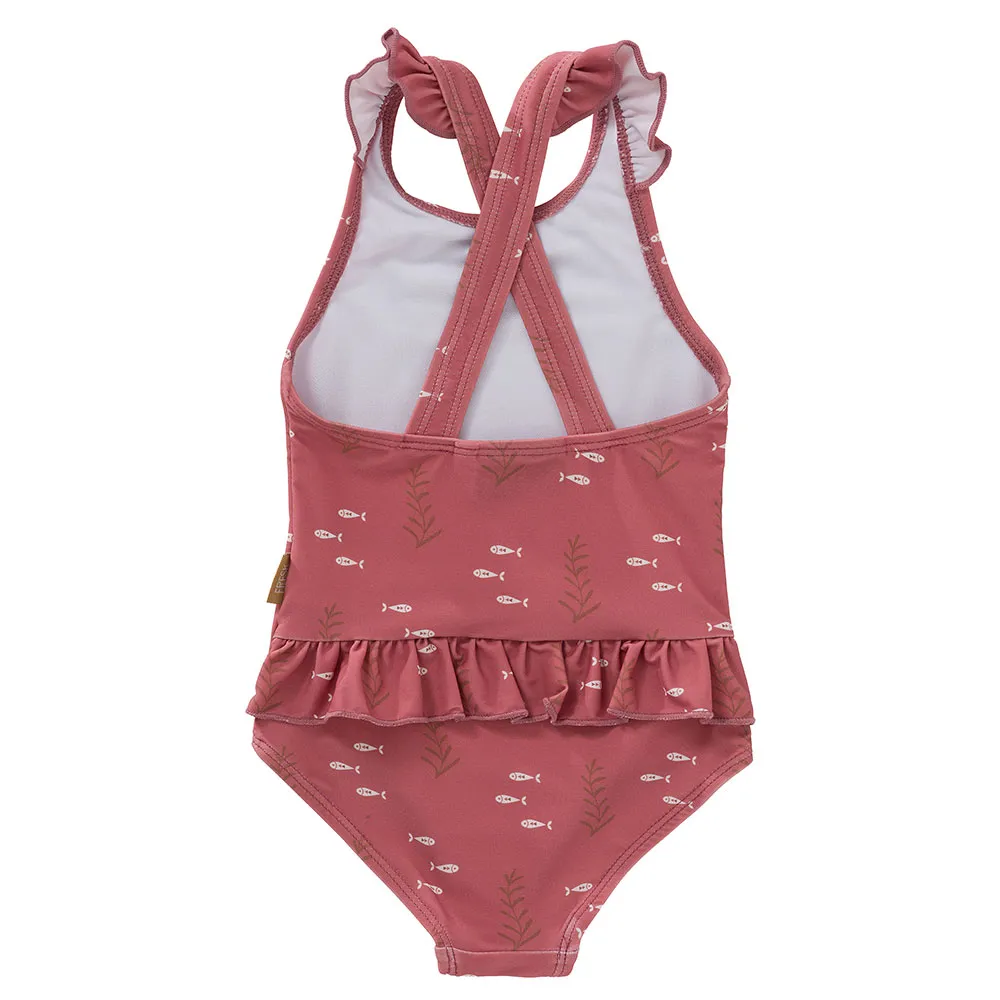 Fresk Badeshorts For Havet, Red, 5-6Y