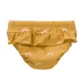 Fresk Bleie Med Palmevolang Bikini-underdel, Mustard, 6-12MON