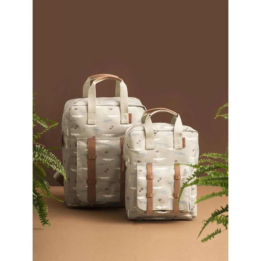 Fresk Crocodile Mini Ryggsekk, Multicolor