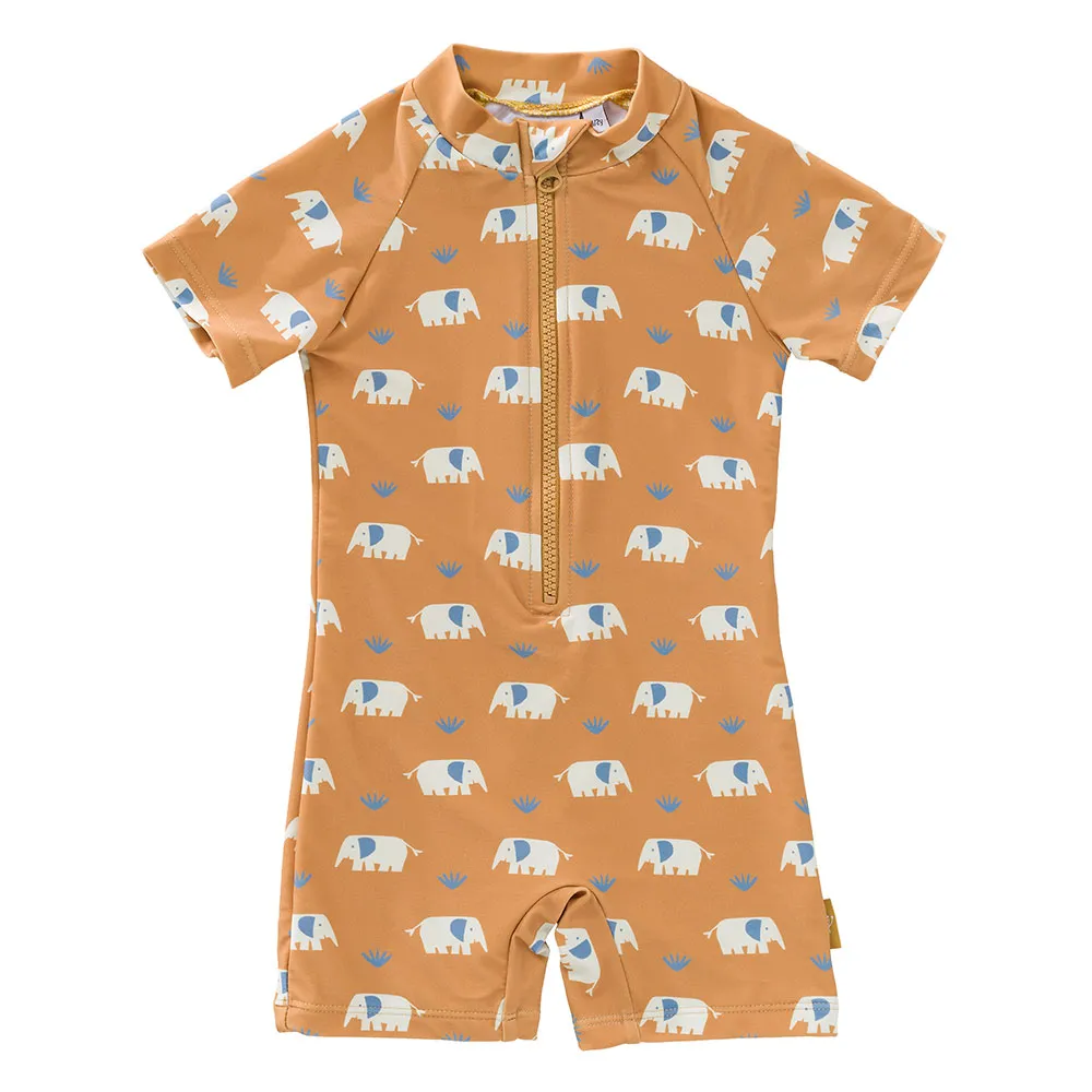 Fresk Elefantens Uv-beskyttende Badedrakt, Multicolor, 3-6MON