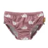 Fresk Hval Rynkebleie Badedrakt, Pink, 3-6MON