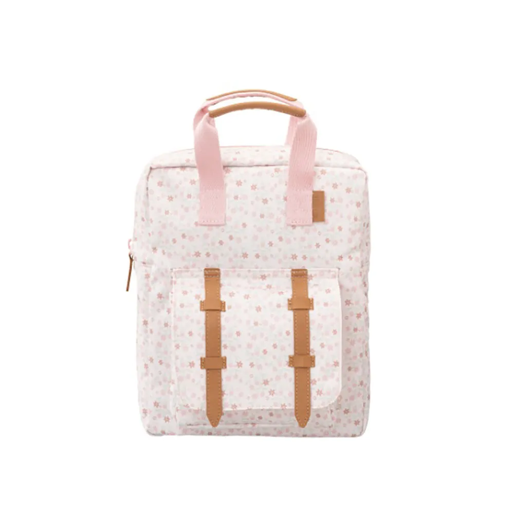 Fresk Ryggsekk Med Små Blomster, Multicolor Fresk Ryggsekk Med Små Blomster, Multicolor