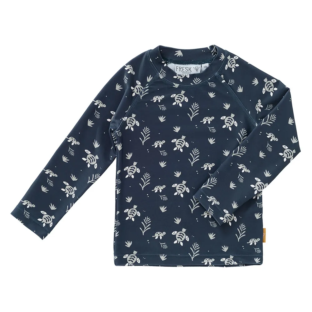 Fresk Skjorte Med Lange Ermer Med Uv-skilpadder unisex, Multicolor, 5-6Y