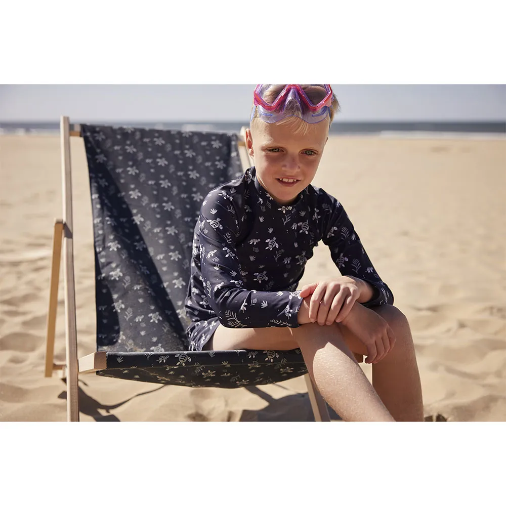 Fresk Skjorte Med Lange Ermer Med Uv-skilpadder unisex, Multicolor, 5-6Y