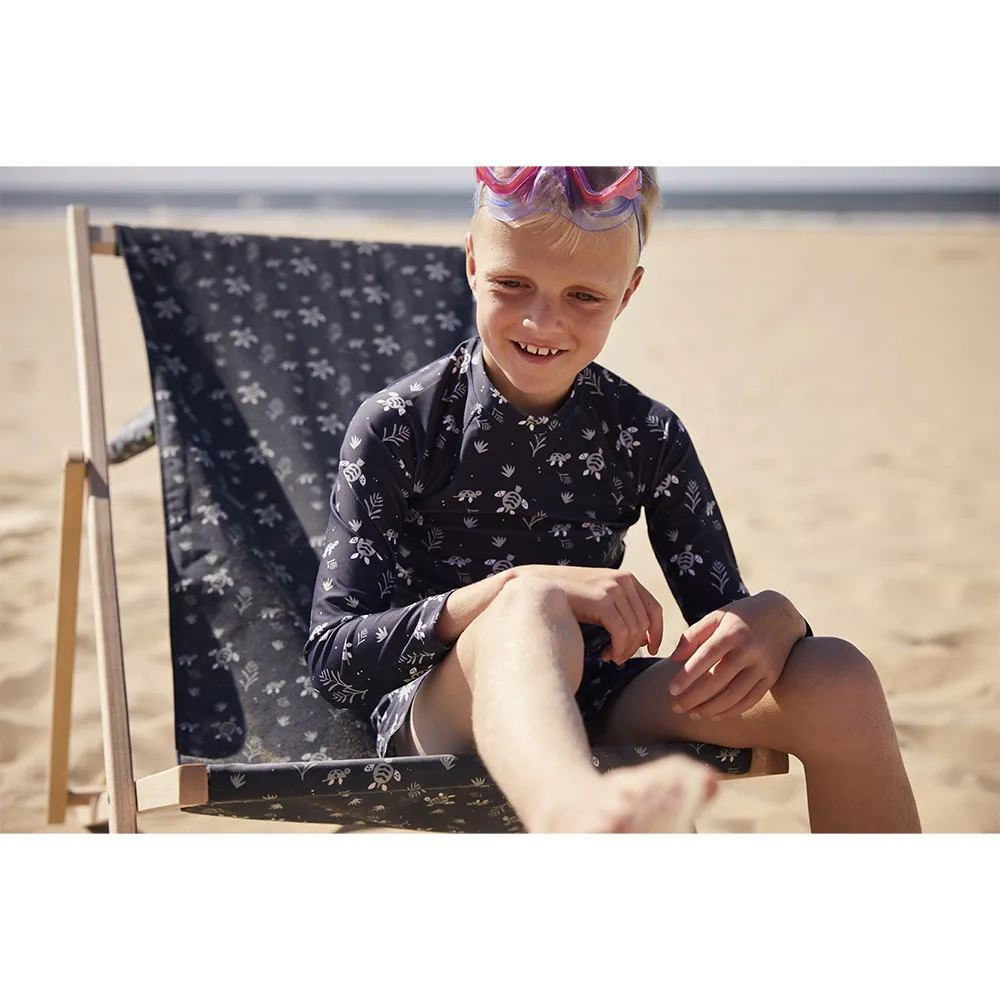 Fresk Skjorte Med Lange Ermer Med Uv-skilpadder unisex, Multicolor, 5-6Y