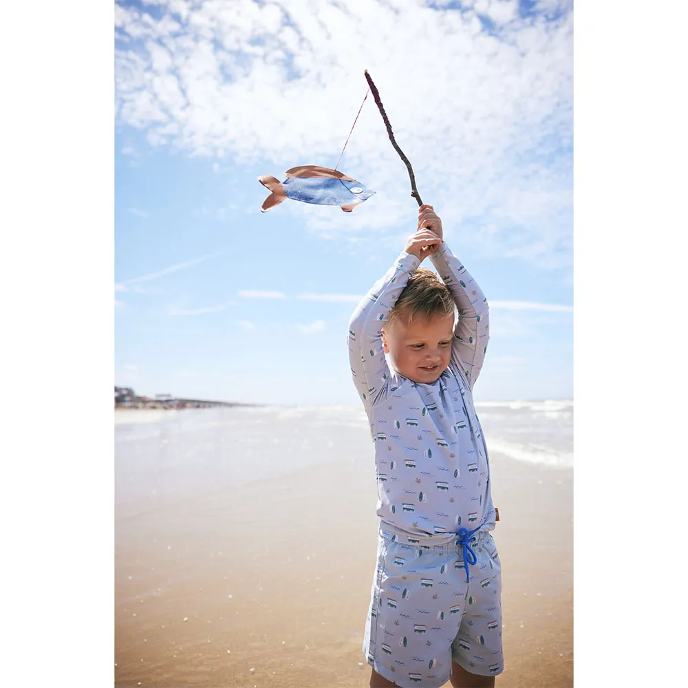 Fresk Tsw Badebukse, Surf blue, 1-2Y