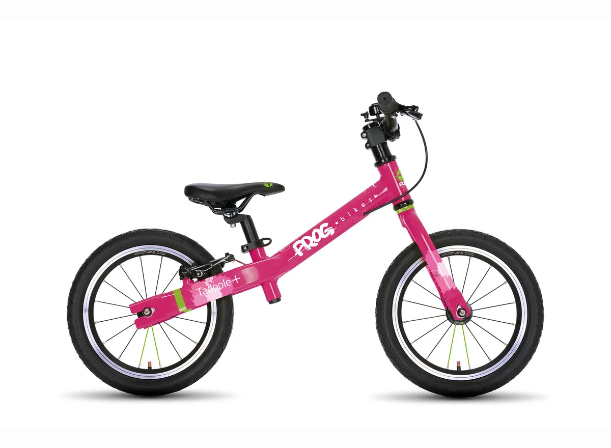 Frog Bikes Tadpole Plus 14"Løpesykkel rosa