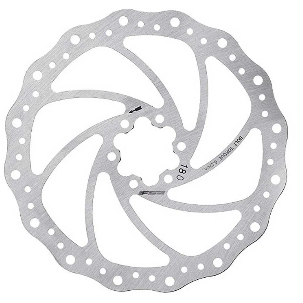 FSA Afterburner 6b Bremsekive, Silver, 180mm