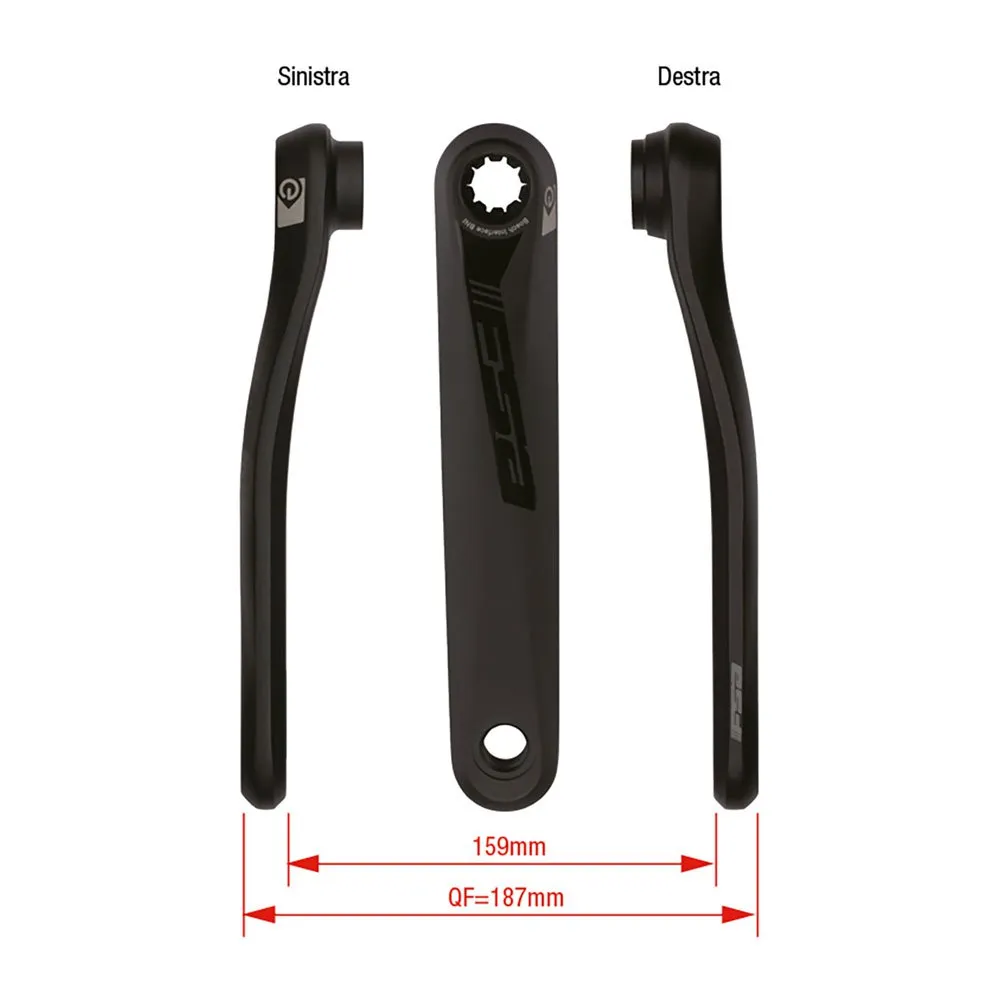 FSA Bosch Ck-602 Krankarm, Black, 172.5mm