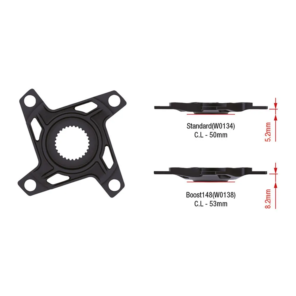 FSA Bosch Gen4 W0134 Edderkopp, Black, 104mm