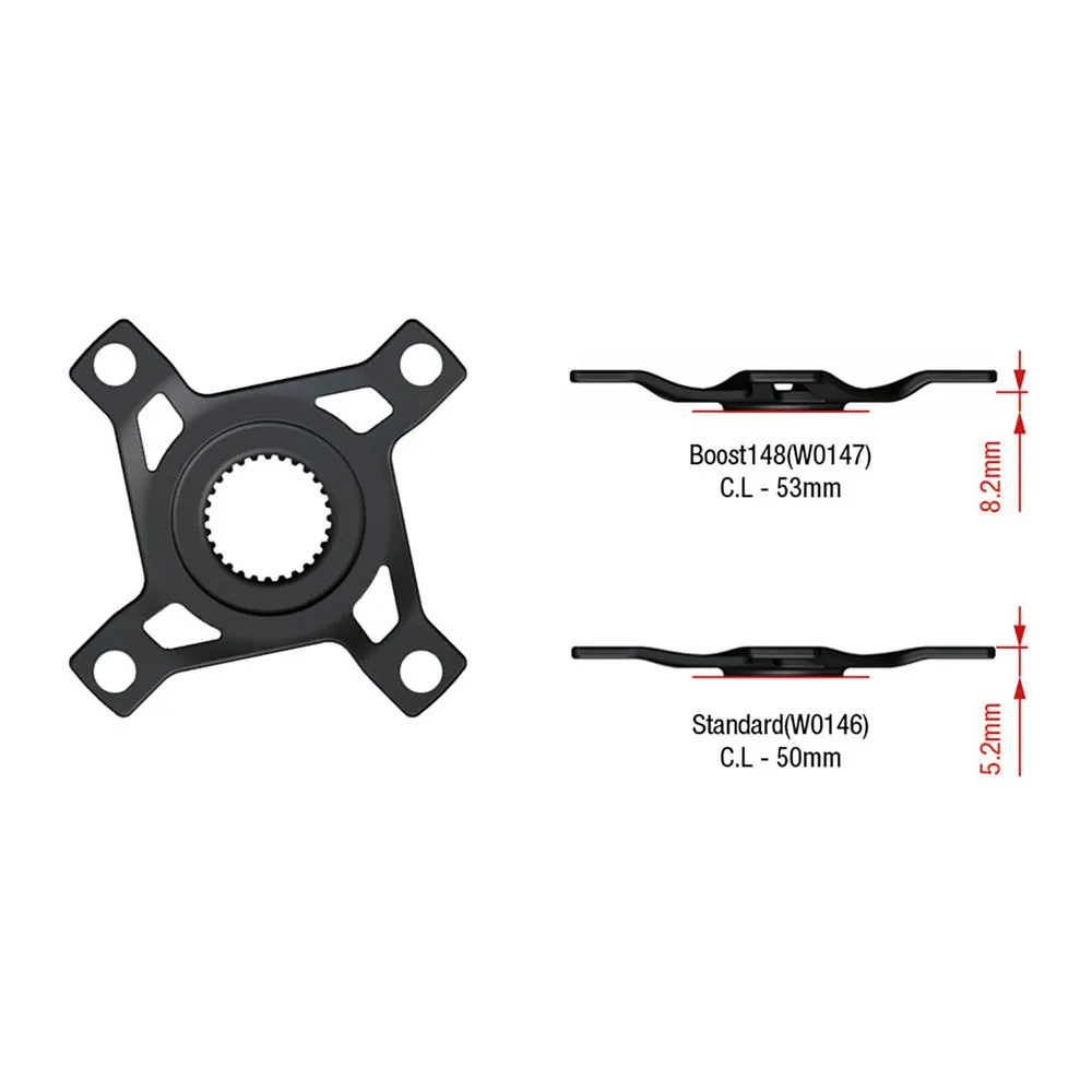 FSA Bosch Gen4 W0146 Edderkopp, Black, 104mm