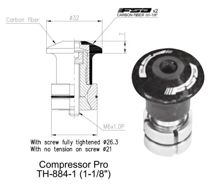 FSA Gap Cap med Expander FSA Gap Cap med Expander