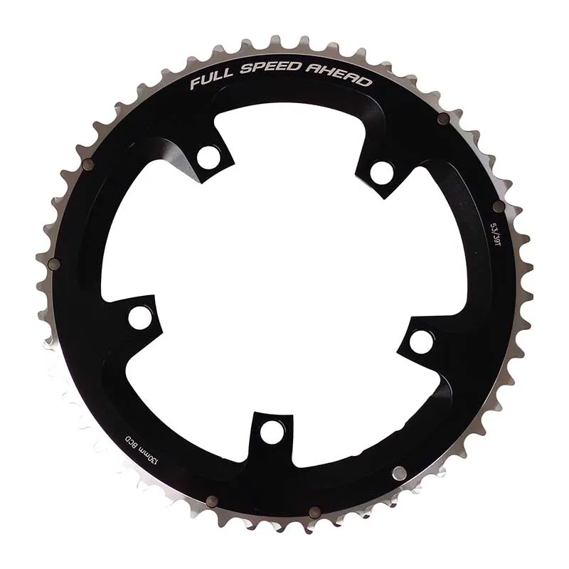 FSA K-force 130 Bcd Wa439 Kjettingring, Black, 53t