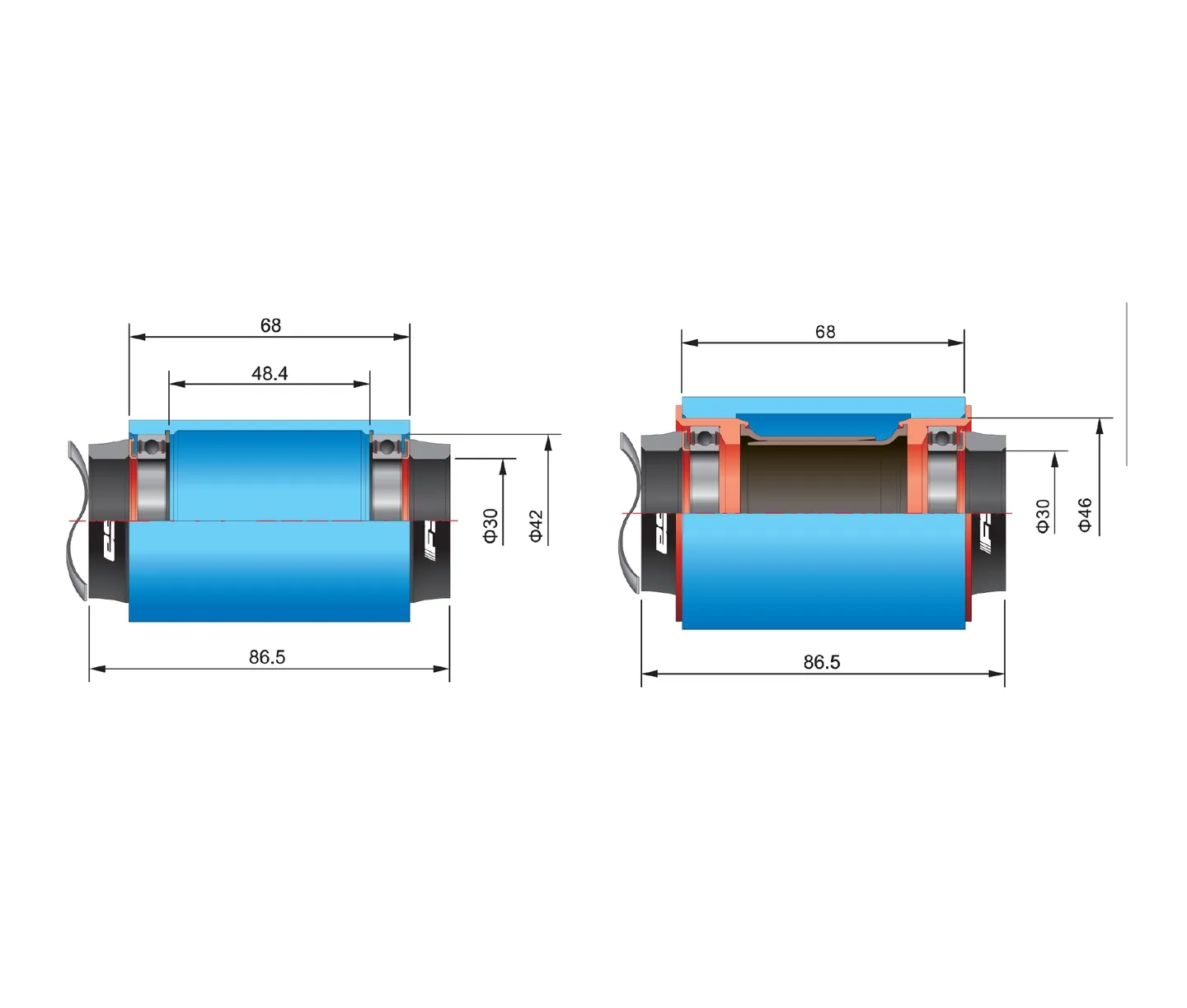 FSA Kranklager Adapter