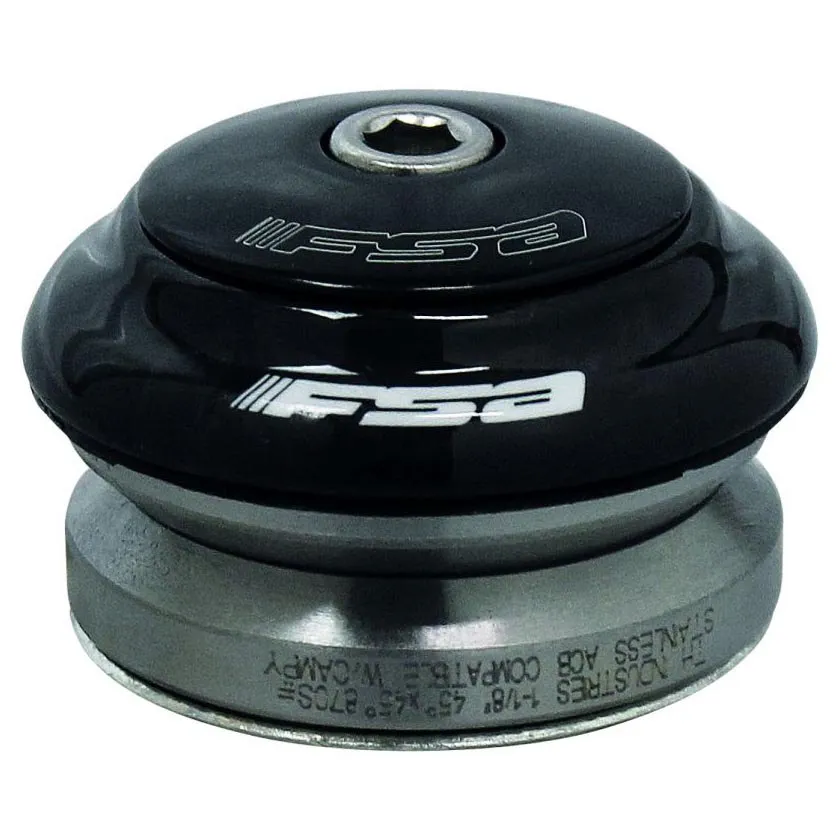 FSA Orbit Cf 8.7 Mm Carbon 45º/45º Styresystem, Black, One Size