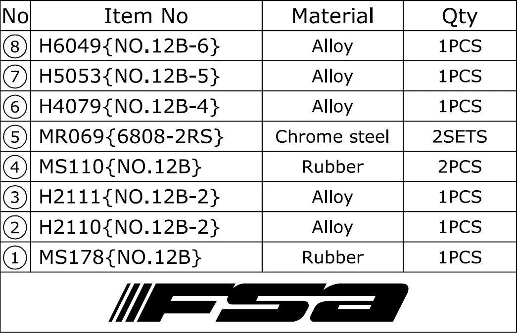 FSA Orbit Xtreme Pro A-Head Styrelager, Black, One Size FSA Orbit Xtreme Pro A-Head Styrelager, Black, One Size
