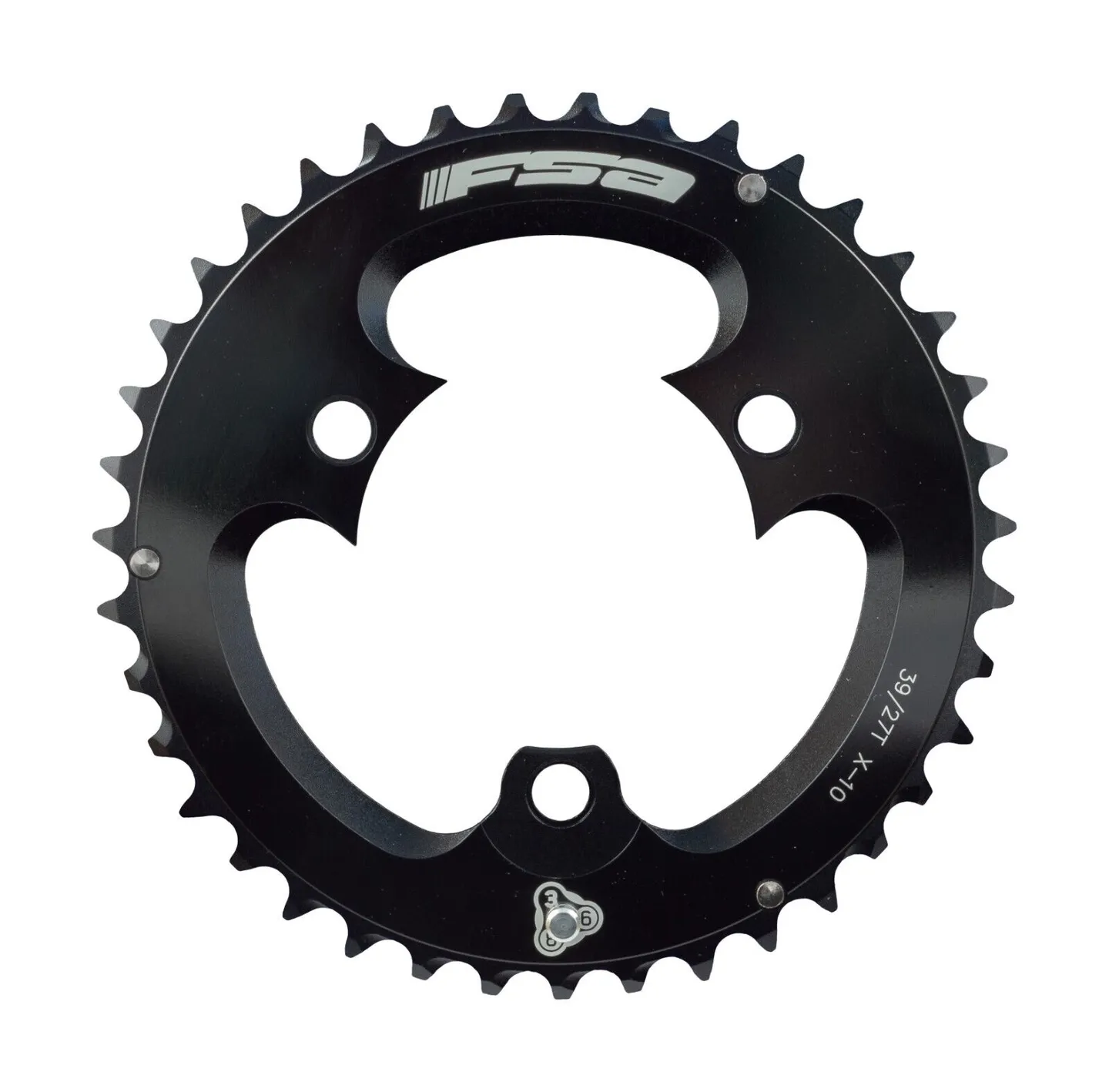 FSA Pro X10 3-Bolts 39T Drev, Black, 39t