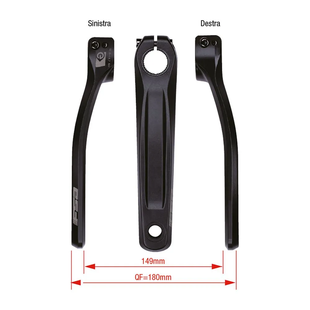 FSA Shimano Ck-751 Krankarm, Black, 170mm