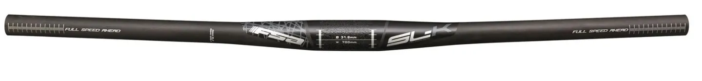 FSA SL-K Flat Terrengstyre, Matte black, 31.8mm, 740mm FSA SL-K Flat Terrengstyre, Matte black, 31.8mm, 740mm